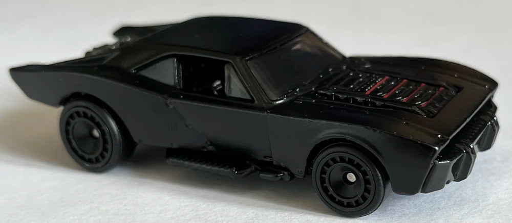 Hot Wheels 2022 - Premium - Replica Entertainment / The Batman - Batmobile - Black - Metal/Metal & Real Riders - MPN GRL75