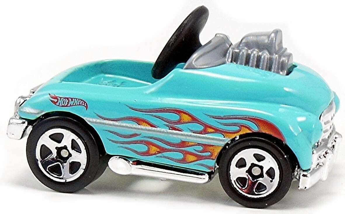 Hot Wheels 2015 - Collector # 074/250 - HW City / Surf Patrol / New Models - Pedal Driver - Aqua - USA 'Showdown' Card