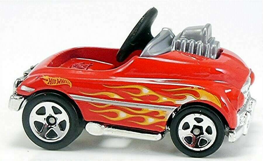 Hot Wheels 2015 - Collector # 074/250 - HW City / Surf Patrol / New Models - Pedal Driver - Red - USA 'Showdown' Card
