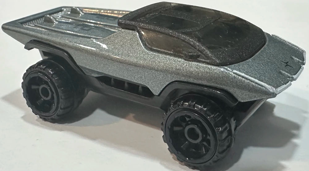 Hot Wheels 2025 - Collector # 248/250 - Peak Pursuit 10/10 - New Models - Polestar TRX - Metalflake Gray - Surf Boards embossed on Bed - USA Card