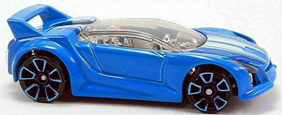 Hot Wheels 2014 - Collector # 032/250 - HW City / Speed Team - Quick N' Sik - Blue - USA 'Team Hot Wheels' Card
