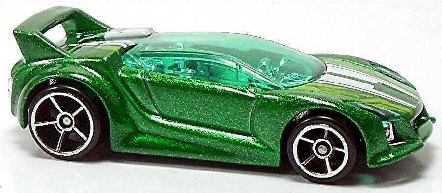 Hot Wheels 2014 - Collector # 032/250 - HW City / Speed Team - Quick N' Sik - Green Metalflake - OH5SP Wheels - USA Card