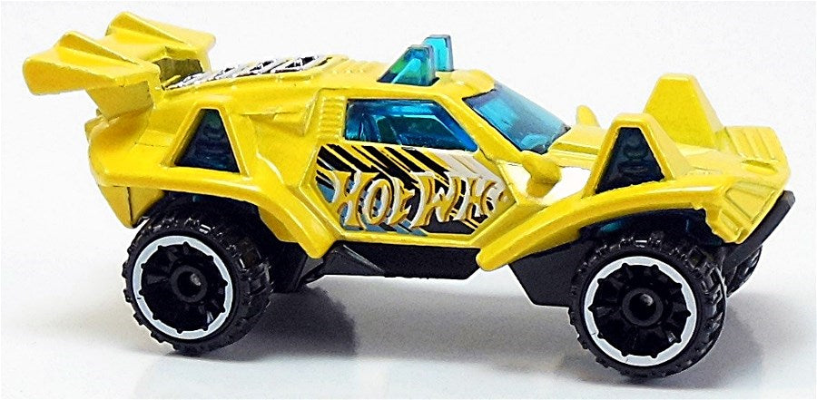 Hot Wheels 2014 - Collector # 113/250 - HW Off-Road / Off Track - Quicksand - Yellow / Hot Wheels Graphics - USA Card