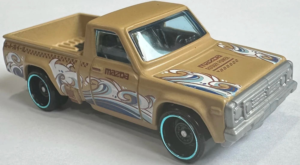 Hot Wheels 2025 - Collector # 047/250 - HW J-Imports 2/5 - Mazda REPU - Satin Gold - USA Card