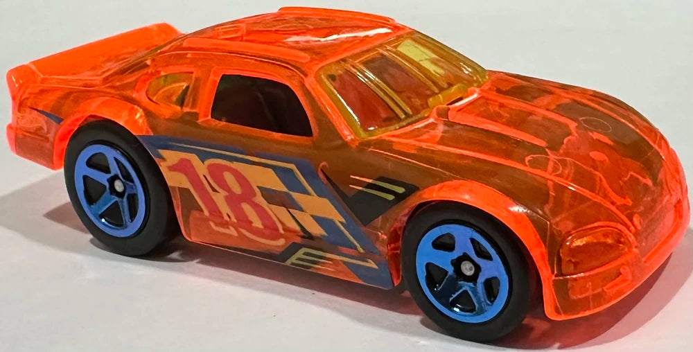 Hot Wheels 2025 - Collector # 089/250 - X-Raycers 7/10 - Stockar - Transparent Orange / #18 - USA Card