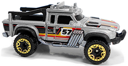 Hot Wheels 2022 - Collector # 094/250 - HW Hot Trucks 6/10 - Rally Baja Crawler - Metalflake Silver / #57 - USA 'Fast & Furious Spy Racers' Card