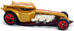 Hot Wheels 2020 - Collector # 091/250 - Street Beasts 7/10 - Ratical Racer - Gold - International 'Year of the Rat' Card