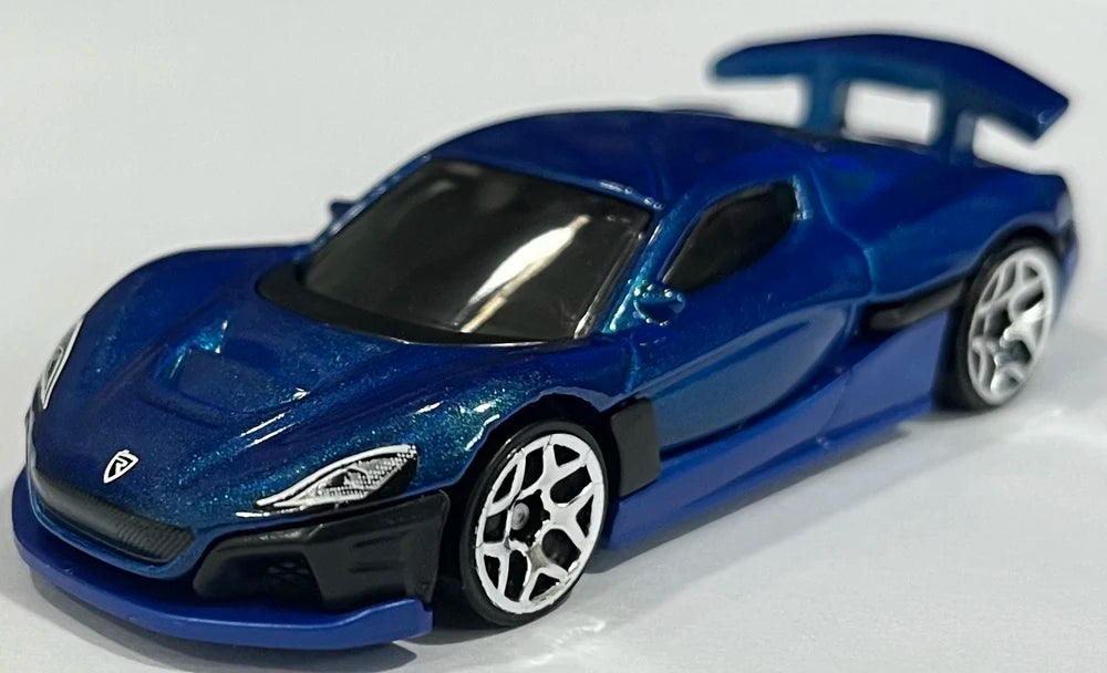 Hot Wheels 2023 - Collector # 070/250 - HW Green Speed 4/10 - New Models - Rimac Nevera - Blue - USA
