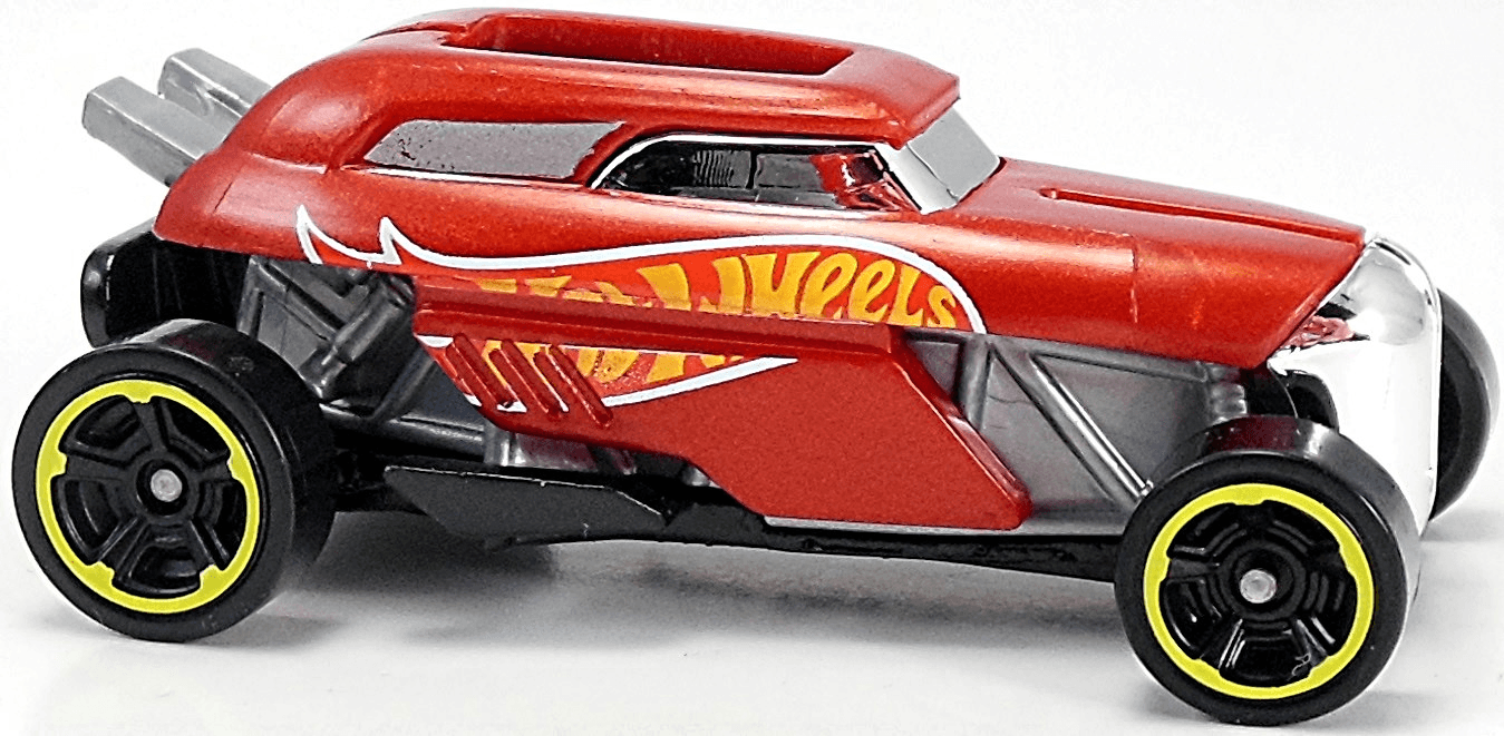 Hot Wheels 2015 - Collector # 096/250 - HW Off-Road / Hot Wheels Test Facility - Rip Rod - Red - USA 'Showdown' Card