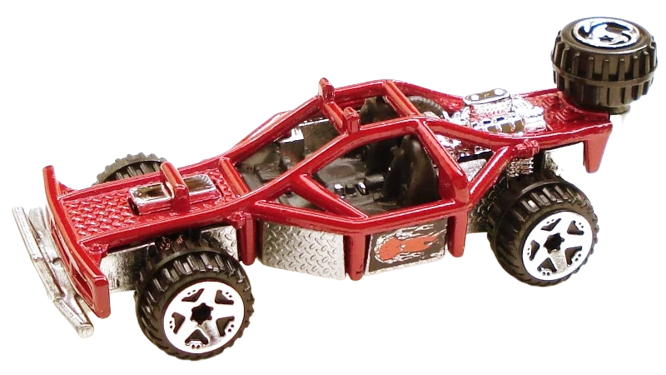 Hot Wheels 2009 - Collector # 142/166 - Rebel Rides 06/10 - Dark Red - Roll Cage - IC