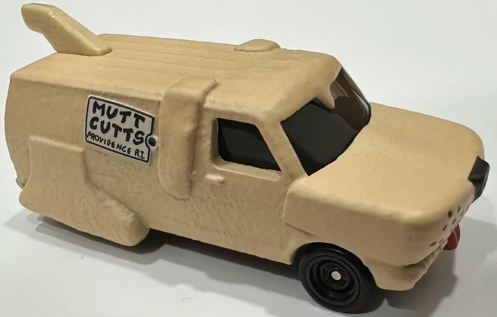 Hot Wheels 2025 - Premium / Pop Culture / Mix 2 / Dumb and Dumber - Mutt Cutts Van - Tan - Metal/Metal & Real Riders