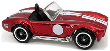 Hot Wheels 2021 - Collector # 250/250 - Muscle Mania 10/10 - Shelby Cobra 427 S/C - Dark Red - USA Card