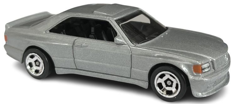 Hot Wheels 2023 - Collector # 150/250 - HW Turbo 04/05 - New Models - '89 Mercedes-Benz 560 SEC AMG - Sliver - USA