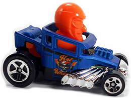 Hot Wheels 2020 - Collector # 061/250 - Tooned 7/10 - Skull Shaker - Blue / Orange Head - IC