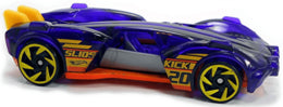 Hot Wheels 2020 - Collector # 046/250 - Experimotors 8/10 - Slide Kick - Purple - USA Card