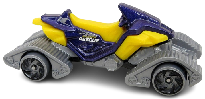 Hot Wheels 2022 - Collector # 145/250 - HW Rescue 03/10 - Snow Stormer - Purple / Yellow - USA Card