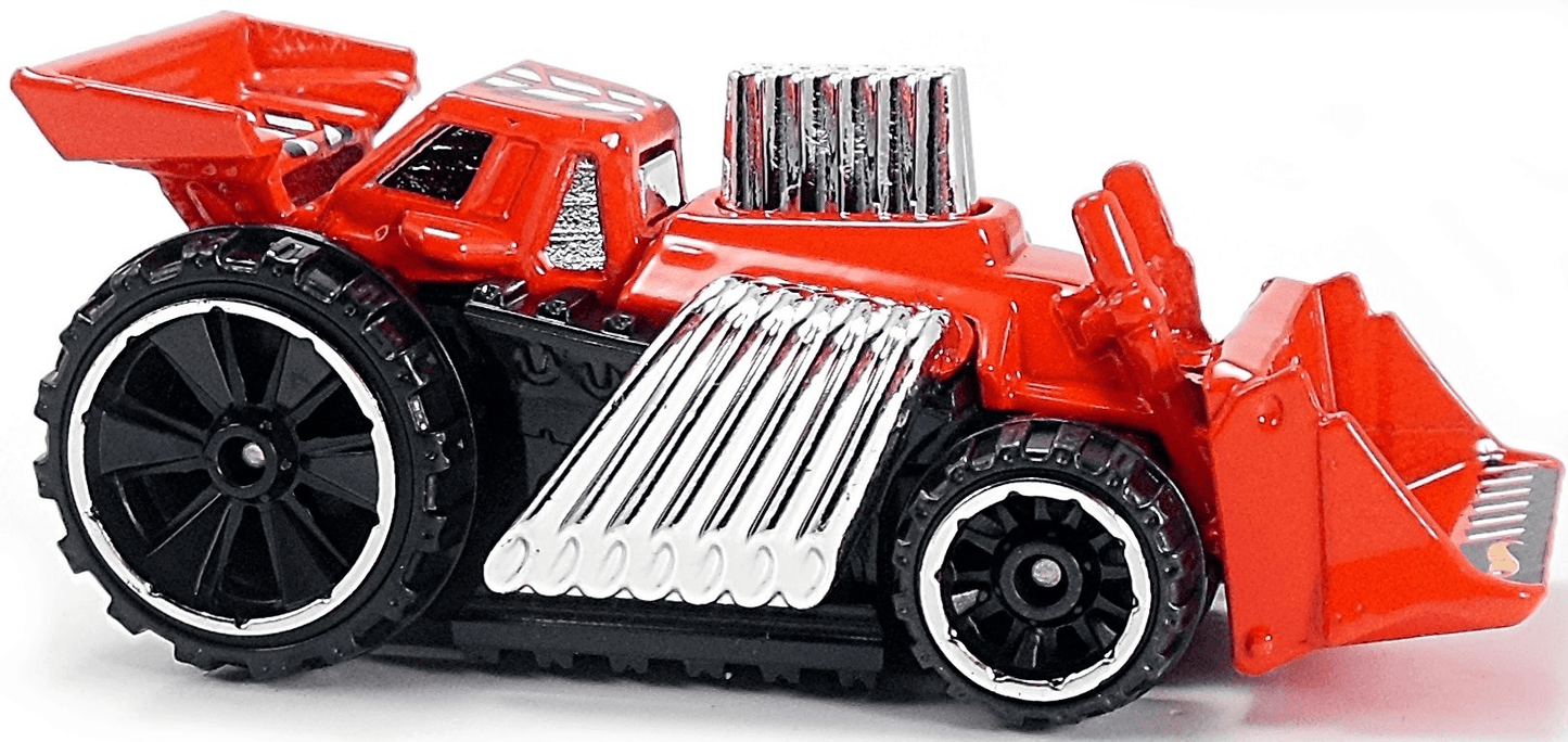 Hot Wheels 2015 - Collector # 001/250 - HW City / HW City Works - Speed Dozer - Red - USA 'Showdown' Card