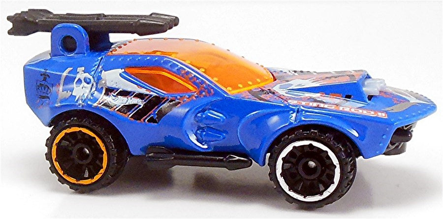 Hot Wheels 2015 - Collector # 086/250 - HW Off-Road / Battle Kings - Sting Rod II - Blue - USA 'Showdown' Card