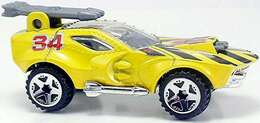 Hot Wheels 2010 - Collector # 021/240 - New Models 21/44 - Sting Rod II - Yellow - Target Exclusive - USA Snowflake Card