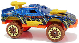 Hot Wheels 2019 - Collector # 040/250 - Dino Riders 5/5 - Treasure Hunts - Sting Rod - Blue - Circle Flame Logo on Sides - USA Card