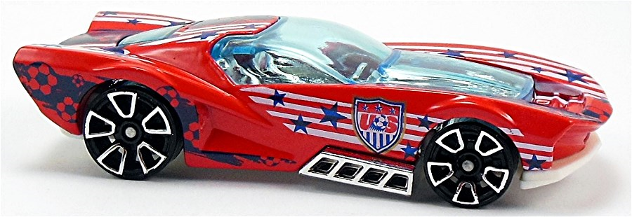 Hot Wheels 2014 - Collector # 014/250 - HW City / HW Goal - Street Shaker - Red - USA 'Showdown' Card