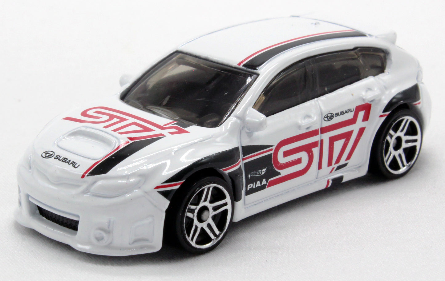 Hot Wheels 2021 - Collector # 068/250 - HW Speed Graphics 2/10 - Subaru WRX STi - White - PR5 Wheels - USA Card