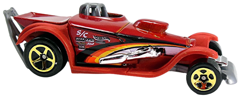 Hot Wheels 2011 - Collector # 128/244 - HW Drag Racers 08/10 - Super Comp Dragster - Red - USA
