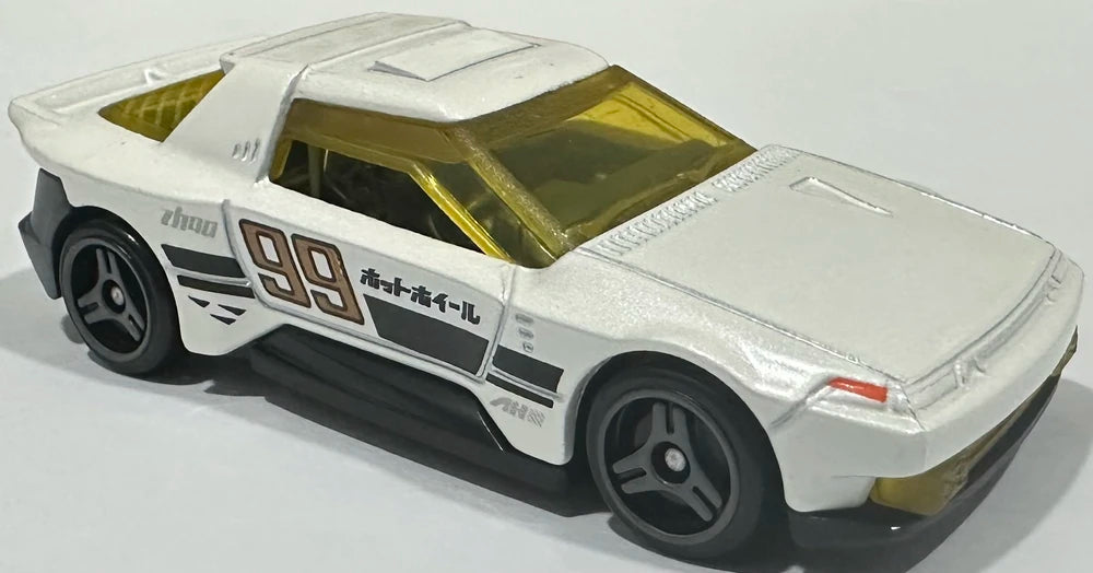 Hot Wheels 2025 - Collector # 098/250 - HW J-Imports 4/5 - New Models - Hako Type D - White / #99 - USA Card