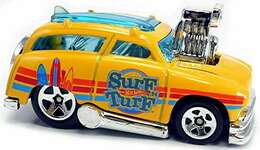 Hot Wheels 2020 - Collector # 083/250 - Tooned 8/10 - Surf 'N Turf - Yellow - USA Card