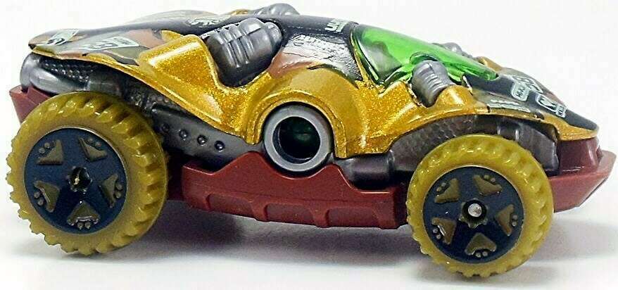 Hot Wheels 2012 - Collector # 187/247 - Thrill Racers / Swamp Rally 2/5 - Swamp Buggy - Gold Metallic - USA Card