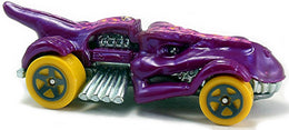 Hot Wheels 2016 - Collector # 250/250 - Dino Riders 5/5 - Treasure Hunts - T-Rextroyer - Purple / Circle Flame Logo on top - USA 'Showdown' Card