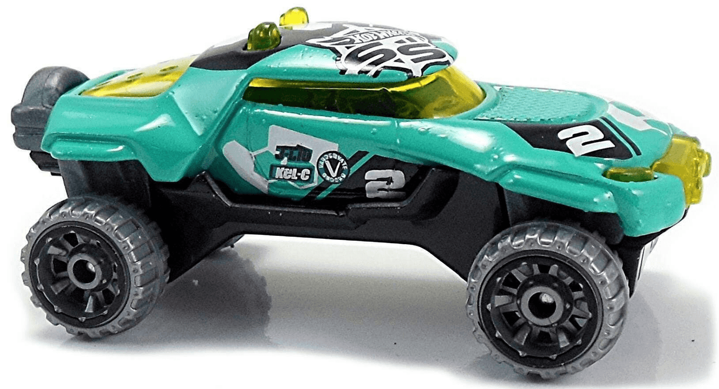 Hot Wheels 2017 - Collector # 086/365 - HW Snow Stormers 1/5 - Terrain Storm - Teal Blue - OR6SP Wheels - USA Card