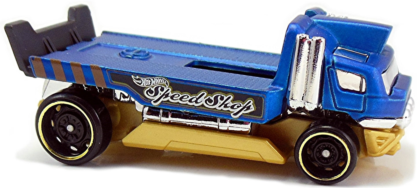 Hot Wheels 2017 - Collector # 354/365 - HW City Works 5/10 - The Haulinator - Satin Blue / Speed Shop - USA Card