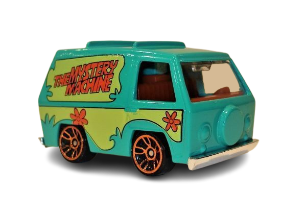 Hot Wheels 2012 - Collector # 038/247 - New Models 38/50 - The Mystery Machine - Turquoise - USA Scooby-Doo! Card