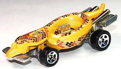 Hot Wheels 1997 - Collector # 598 - Turboa - Mustard Yellow - 5 Spokes Wheels - USA Blue and White Card