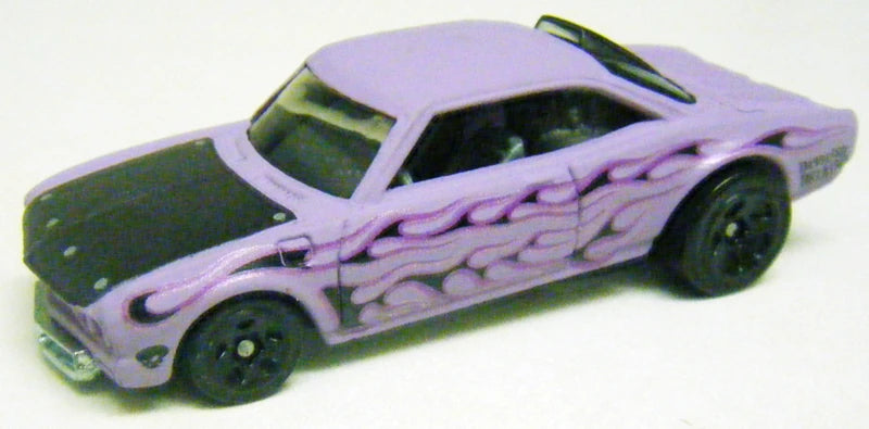 Hot Wheels 2005 - Collector # 136/183 - Vairy 8 (Corvair) - Matte Violet - Black 5 Spoke - USA '05 Card