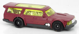 Hot Wheels 2022 - Collector # 232/250 - HW Drift 4/5 - New Model - Volvo 240 Drift Wagon - Dark Red - USA