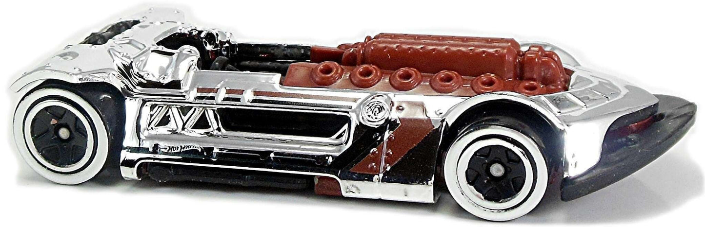 Hot Wheels 2018 - Collector # 088/365 - Super Chromes 6/10 - X-Steam - Chrome - USA 50th Card