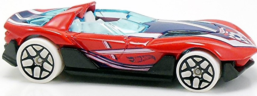 Hot Wheels 2014 - Collector # 012/250 - HW City / HW Goal - Yur So Fast - Red - USA 'Showdown' Card