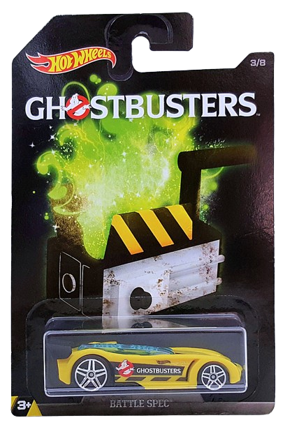 Hot Wheels 2016 - Theme: Ghostbusters 3/8 - Battle Spec - Yellow - Walmart Exclusive