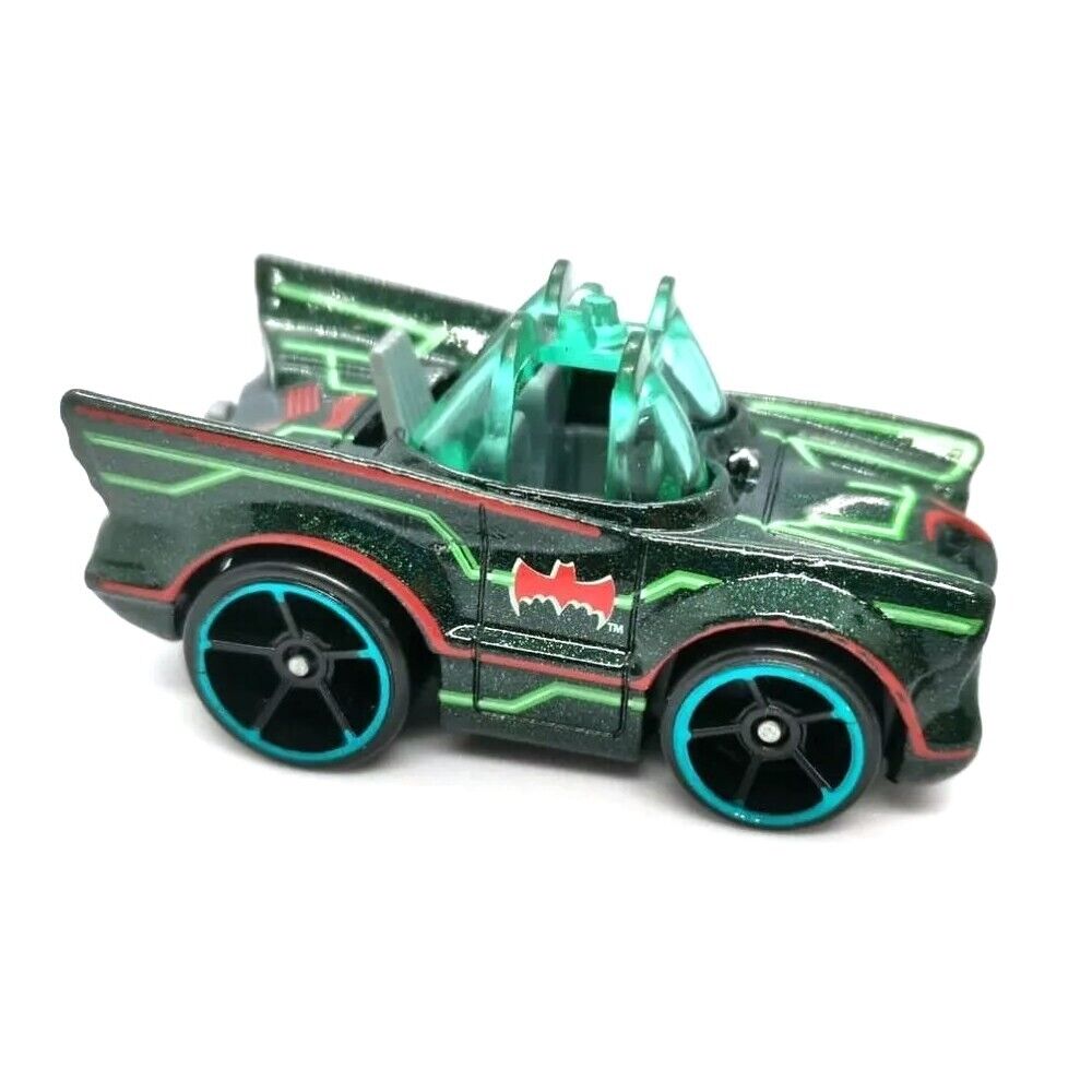 Hot Wheels 2023 - Collector # 003/250 - Batman 01/05 - Classic TV Series Batmobile - Dark Green / Blue Outer Rim - DC Comics - USA