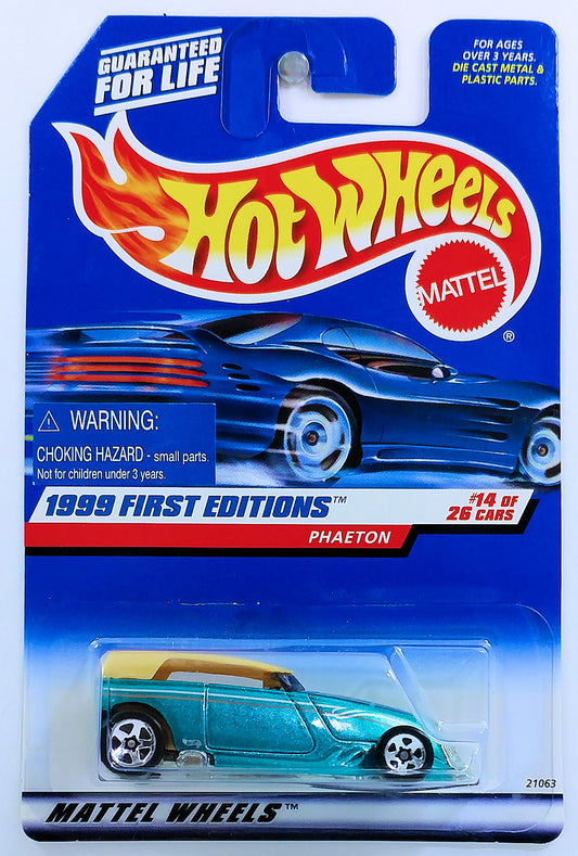 Hot Wheels 1999 - Collector # 916 - First Editions 14/26 - Phaeton - Teal