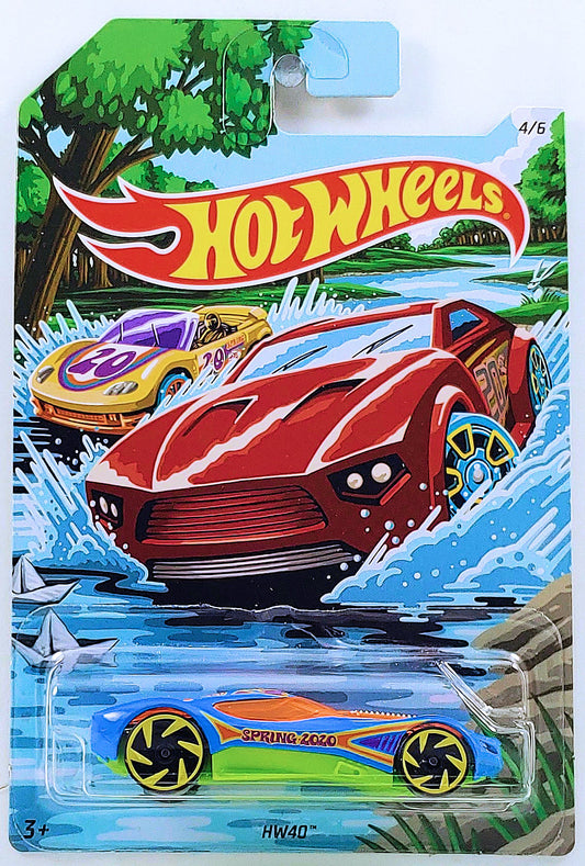 Hot Wheels 2020 - Spring / Easter Series 4/6 - HW40 - Blue - Kroger Exclusive