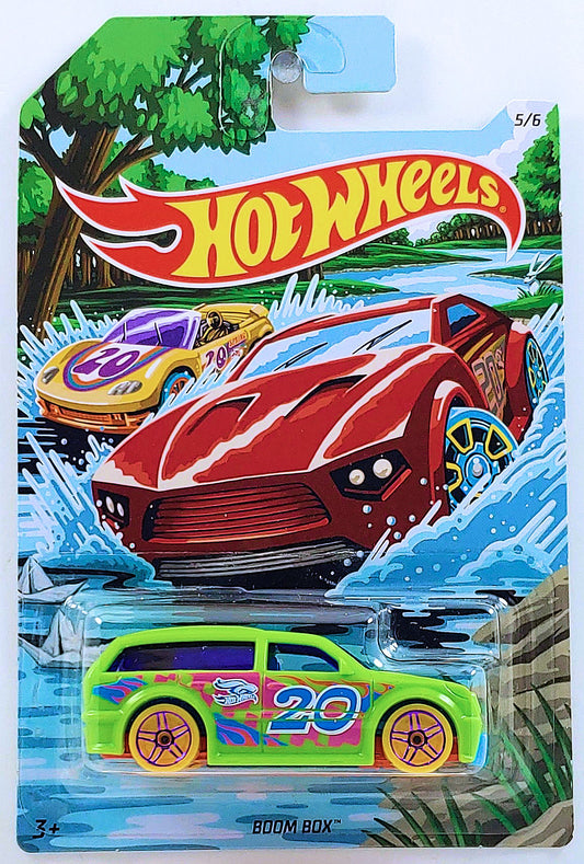 Hot Wheels 2020 - Spring / Easter Series 5/6 - Boom Box - Neon Green - Kroger Exclusive