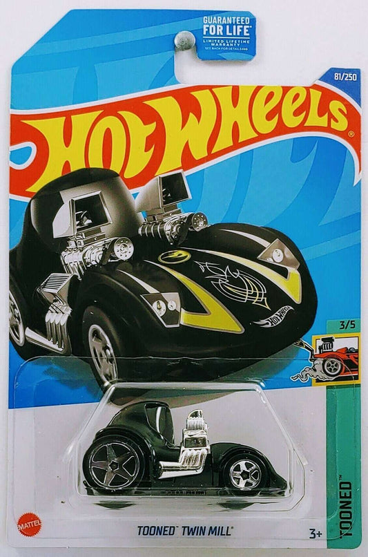 Hot Wheels 2022 - Collector # 081/250 - Tooned 3/5 - Treasure Hunts - Tooned Twin Mill