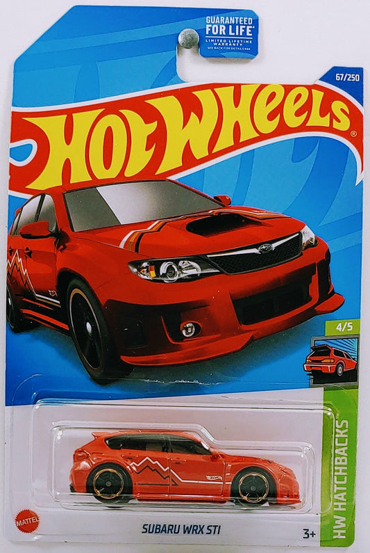 Hot Wheels 2022 - Collector # 067/250 - HW Hatchbacks 4/5 - Subaru WRX STI - Red