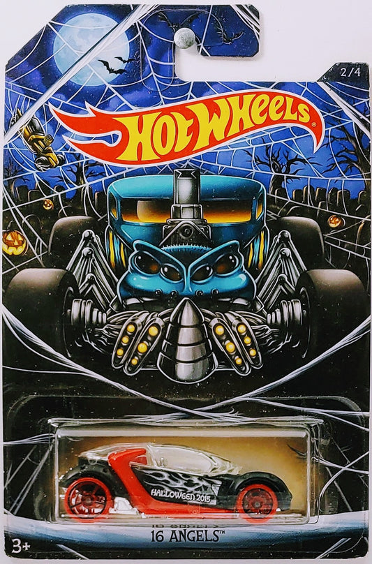 Hot Wheels 2015 - Happy Halloween 1/4 - HI I.Q. - Black & Red - Kroger Exclusive - Package ERROR