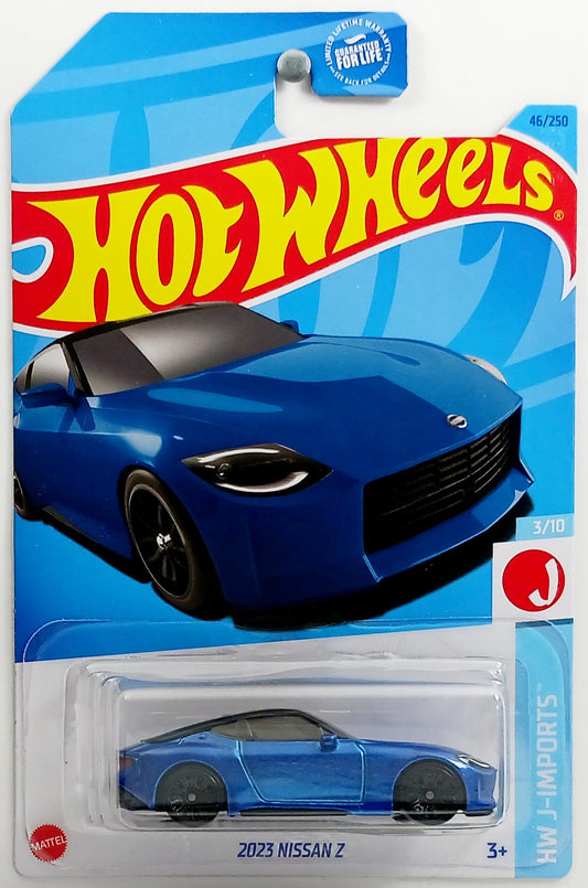 Hot Wheels 2023 - Collector # 046/250 - HW J-Imports 2/5 - 2023 Nissan Z - Blue - USA
