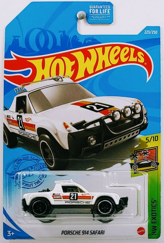 Hot Wheels 2021 - Collector # 223/250 - HW Exotics 05/10 - Porsche 914 Safari - White - USA