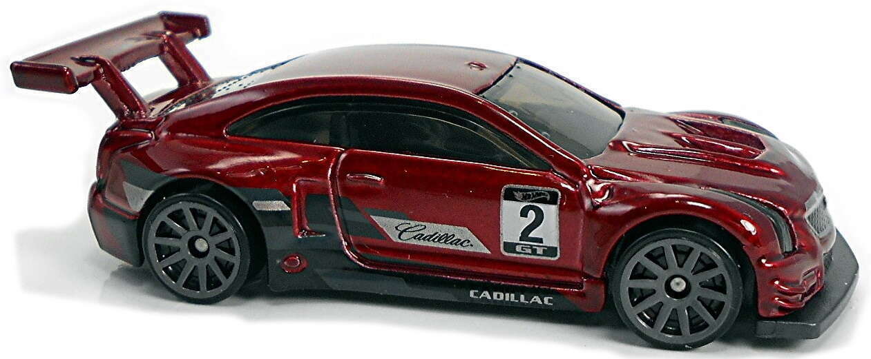 Hot Wheels 2022 - Collector # 038/250 - HW Turbo 3/10 - '16 Cadillac ATS-V R - Dark Red - USA
